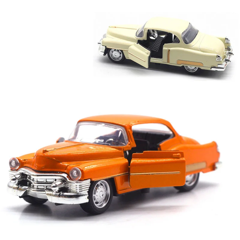 

Hot Classic Car Toy Model 1:32 Simulation Pull Back Alloy Diecast Vehicle Collectible Toys Cars for Children 2-Doors Opened