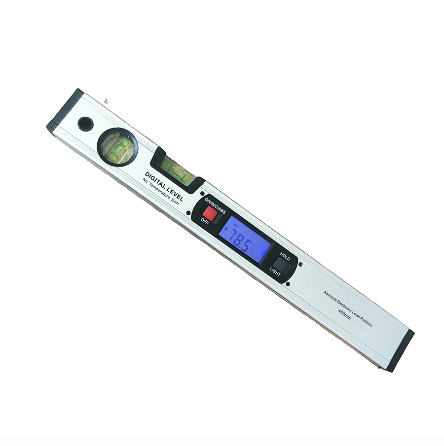 

360 Deg Bubble Spirit Level Digital Angle Finder Protractor Level Instrument Inclinometer 400mm Goniometer Angle Measuring Tool