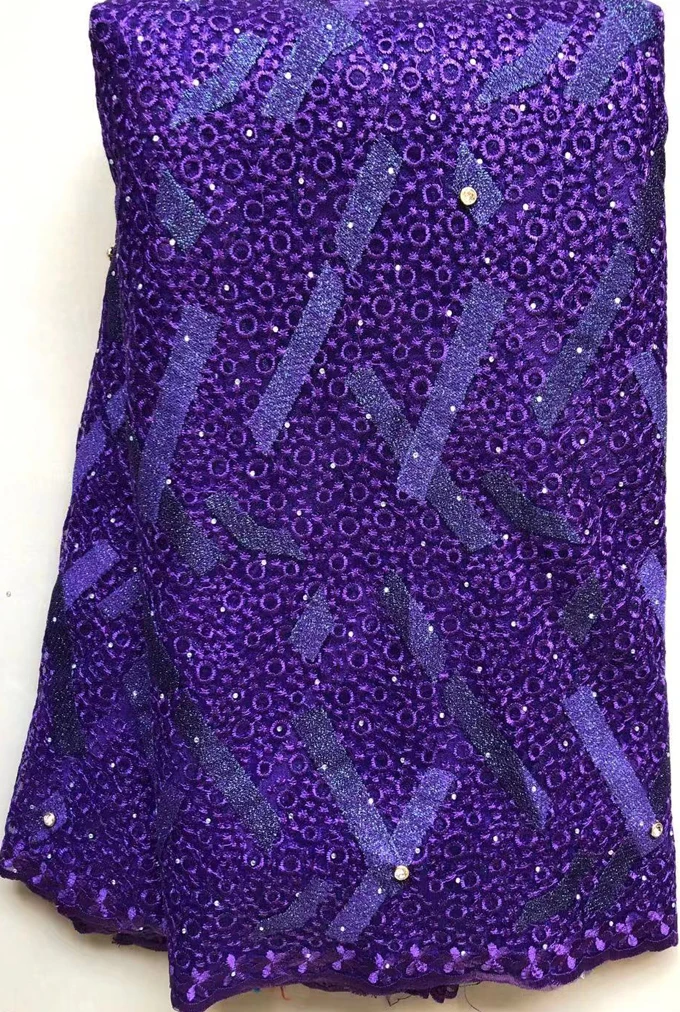 Blue African NET Lace Embroidery tulle 2019 Switzerland French Nigerian Fabrics High Quality NLL4588 | Дом и сад