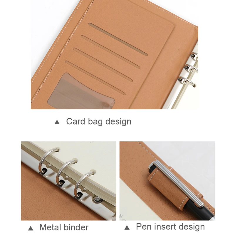 Блокнот на спирали с 6 отверстиями для деловых встреч и ежедневников | Канцтовары