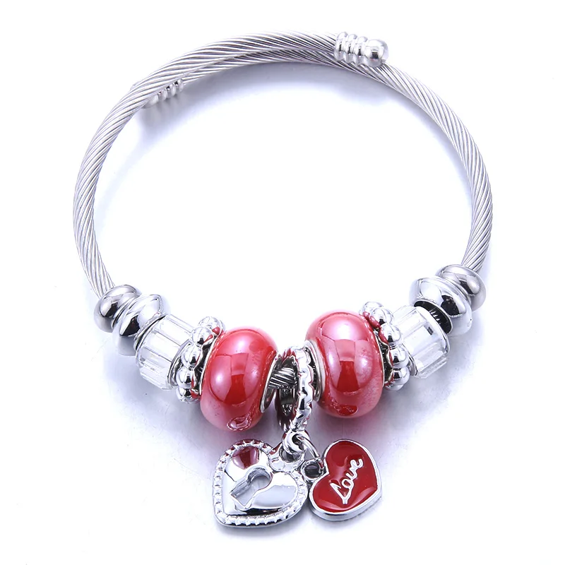 Новый красный браслет из бисера бусины натурального камня кристаллов цветок и