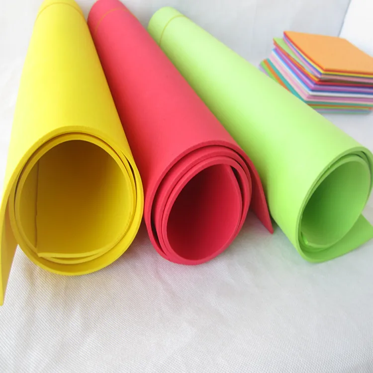 10 шт. 2 мм толщиной 50x50 см Foamiran губчатая бумага ручная работа EVA искусственная