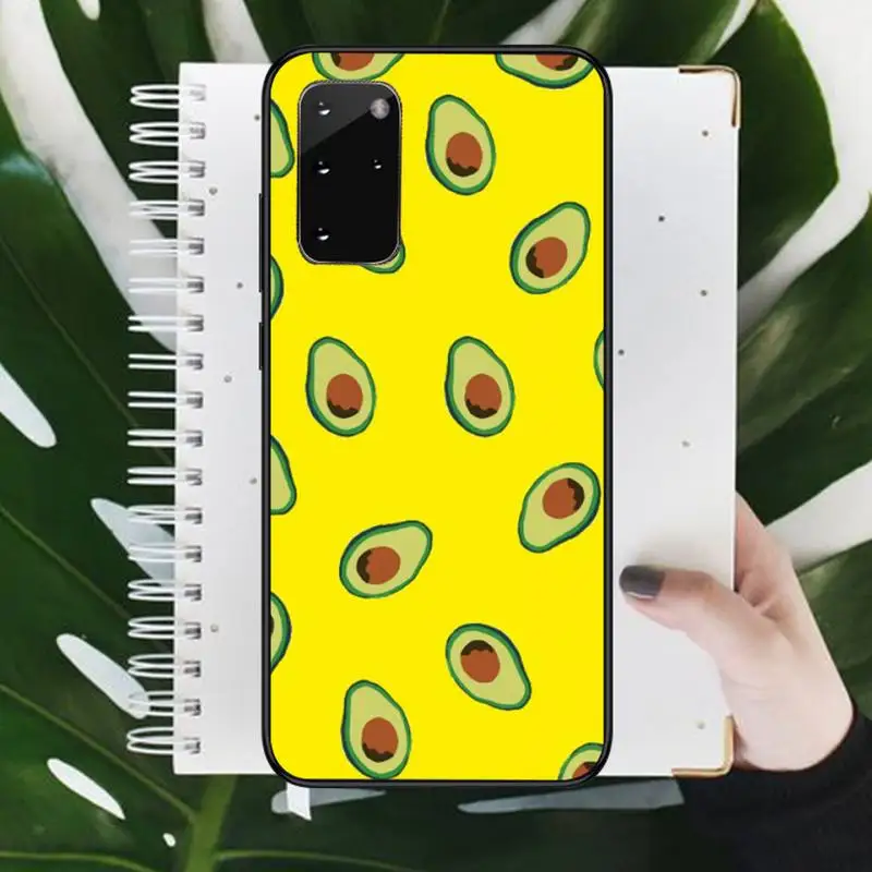 

Cute cartoon fruit avocado Phone Cases For Samsung galaxy S 9 10 20 A 10 21 30 31 40 50 51 71 s note 20 j 4 2018 plus