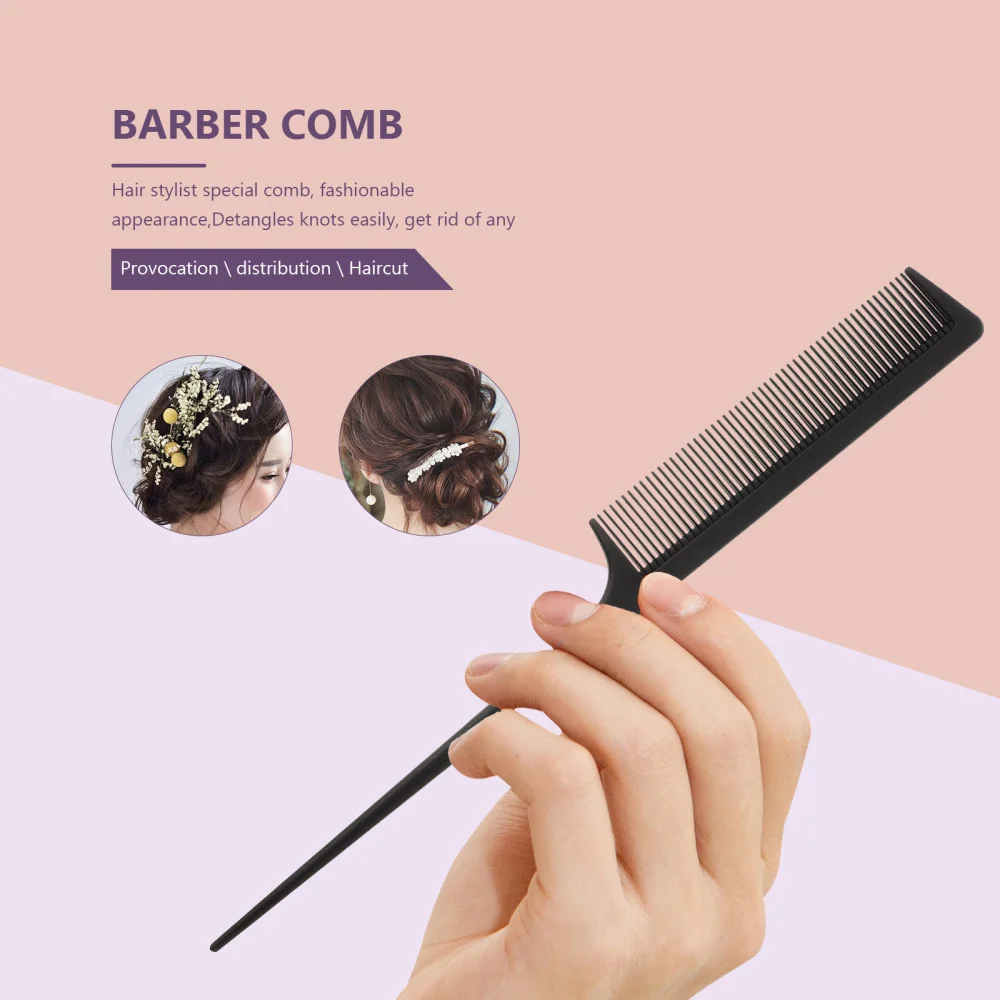 

6pcs Professional Hairdressing Combs Hair Cutting Comb Barber Hair Styling Tools