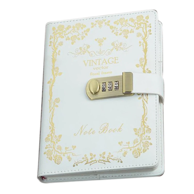 

Digital Password Notebook Leather Binder Diary Diary Printing Bronzing