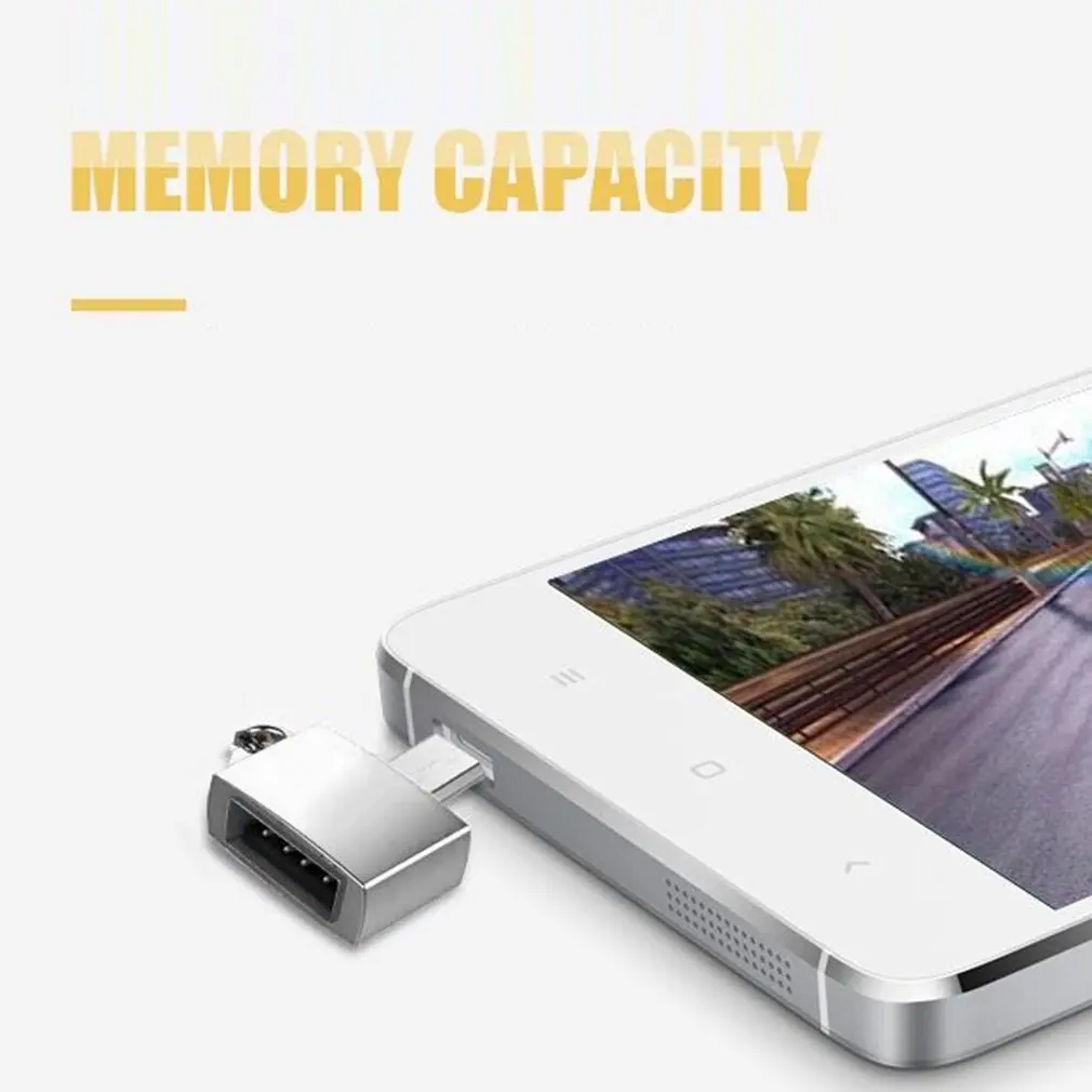 Ультрапортативный металлический адаптер Type-C/Micro USB к 2 0 OTG для устройства Android с