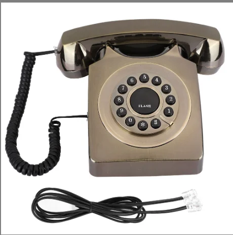 Телефон портативный Ретро стиль винтажный старомодный настольный телефон порттелефон.