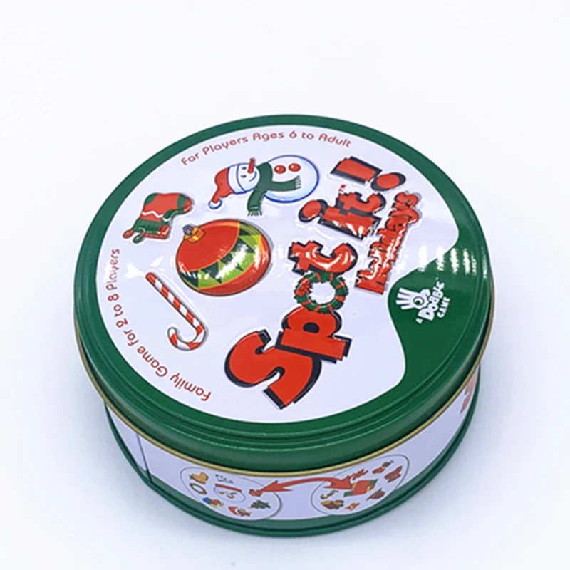 Новый Рождественский праздник настольные игры пятно it dobble карты настольная игра