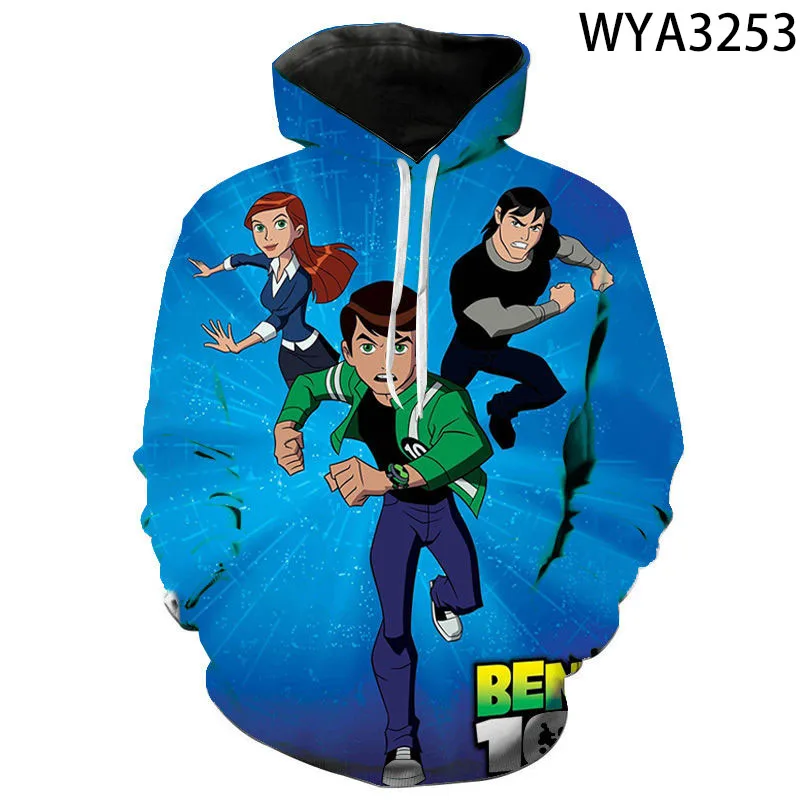 

Fashion Cartoon Anime Sweatshirts Men Women Children Hoodies 3D Printed Streetwear Pullover Long Sleeve Boy Girl Kids Tops