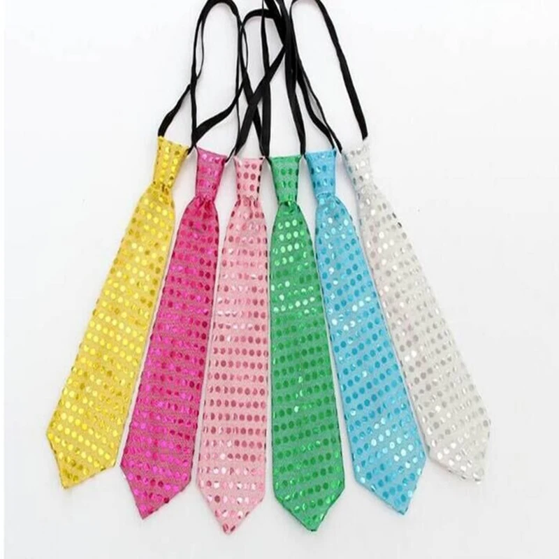 Модные аксессуары 25 шт. светящийся светодиодный шейный галстук мужской и женский