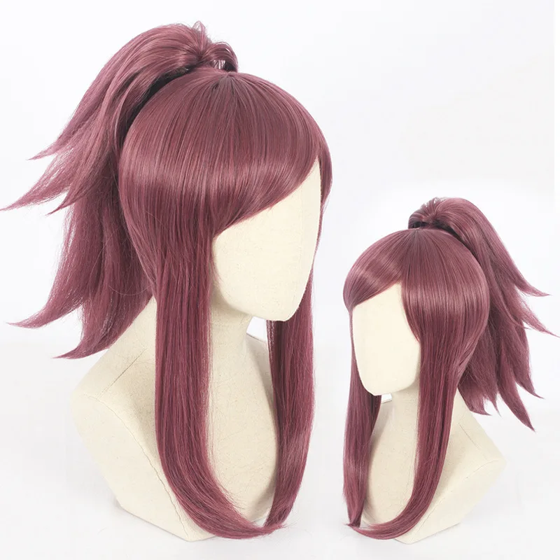 

LOL KDA Akali Cosplay Wig The Rogue Assassin Akali Wig Halloween Carnival Wigs