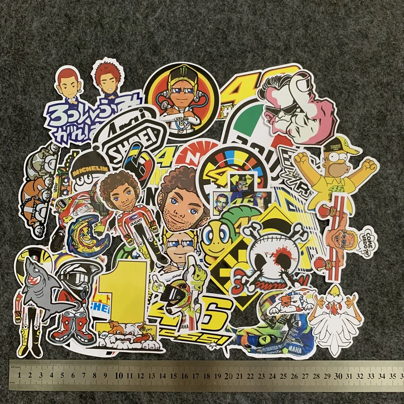 40 шт./компл. автомобильные наклейки мотоциклетная наклейка боковое украшение для