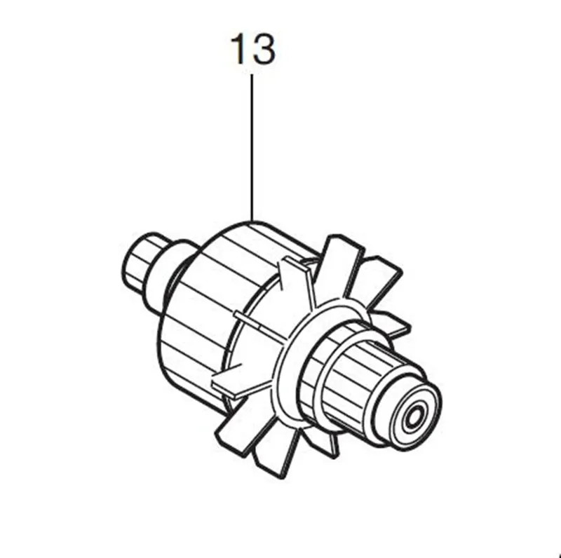 AC220-240V MAKITA 619221-9 Rotor Motor Armature for BDF445  Rotor