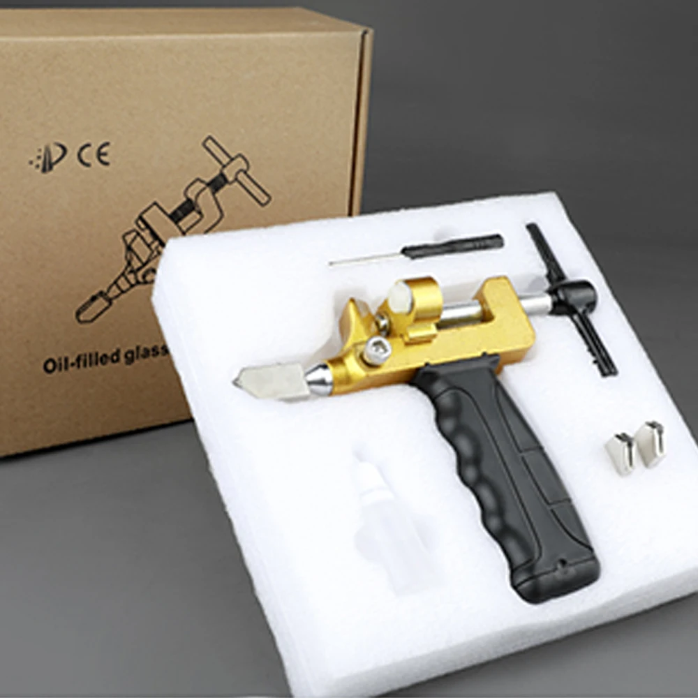 Профессиональный ручной резак для стекла портативный алмазный плитки два в