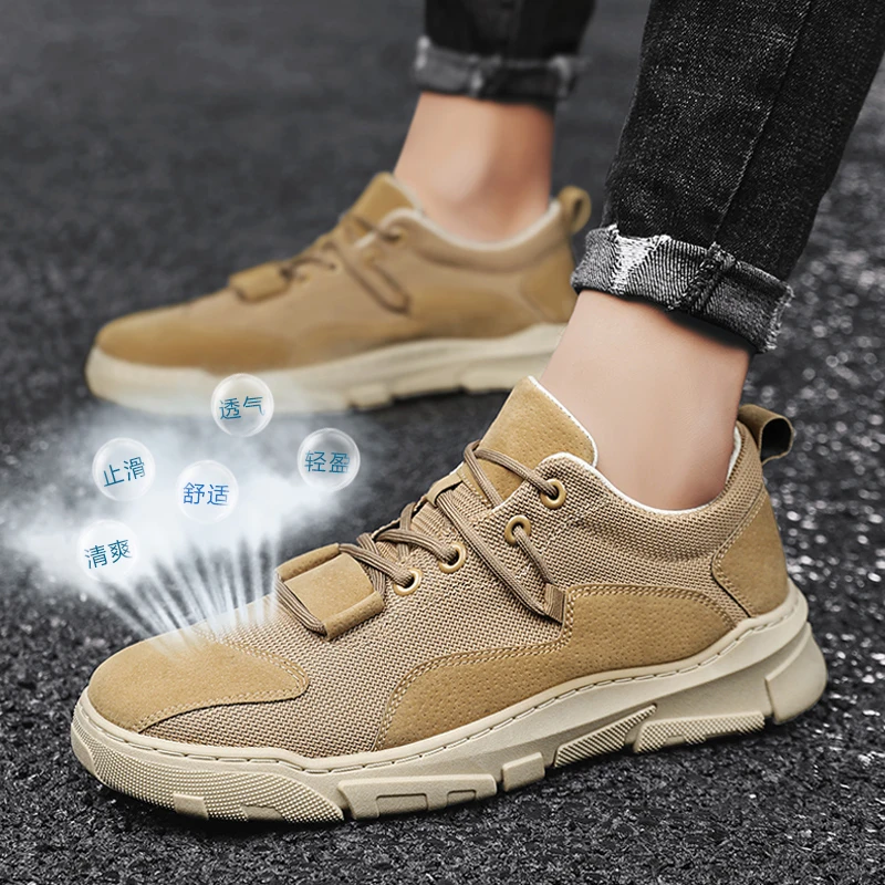 

Pathwork Casual Men's Shoes Solid Colors Spring PU Leather Man Sneakers Flats Fashion Shoes Comfortable Trend Outdoor Tide Shoes