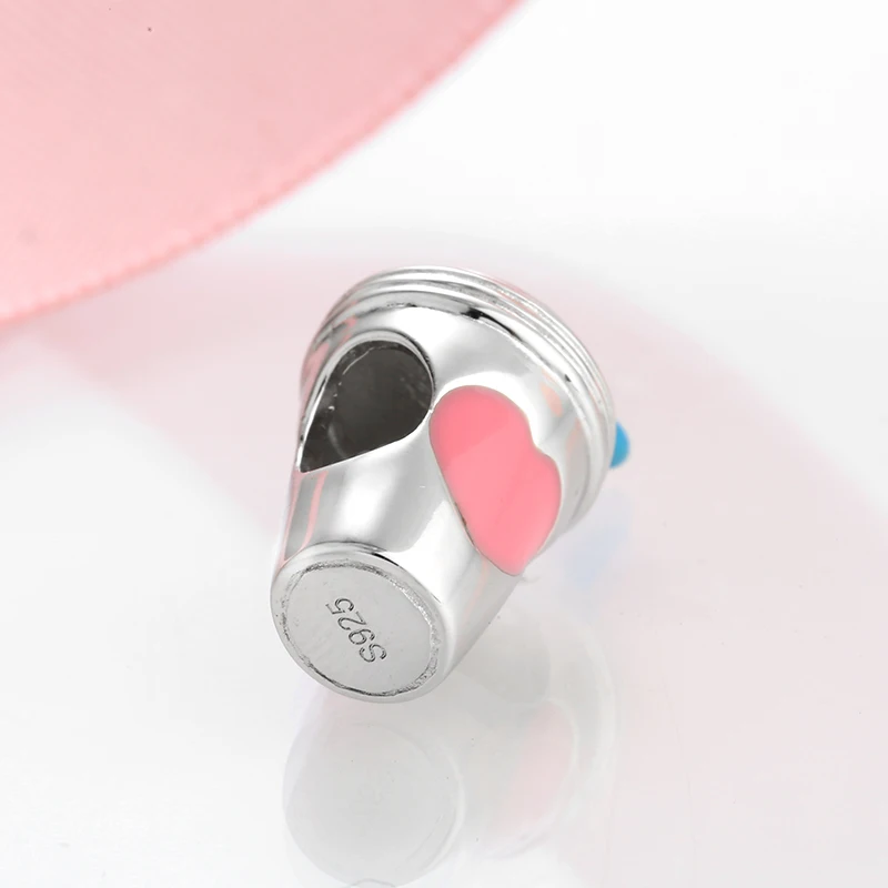 Женские серебряные подвески в виде чашки кофе или сока подходят для оригинальных