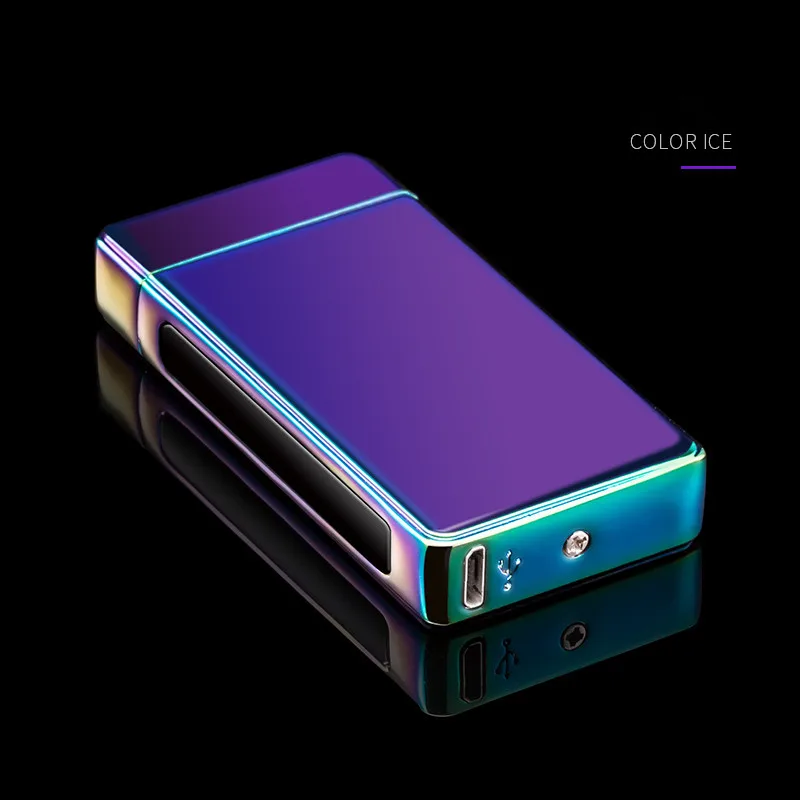 Ветрозащитные двухдуговые Плазменные USB зажигалки импульсные металлические
