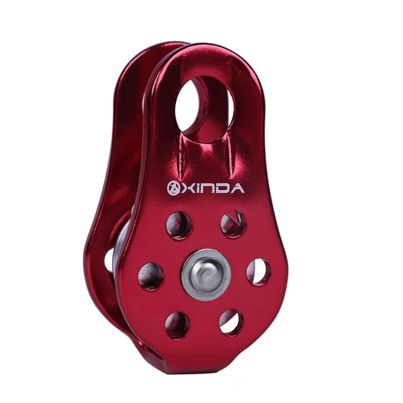 

Xinda Rotsklimmen Katrol 5 Kleur Vaste Zijplaat Enkele Schijf Katrol Outdoor Survival Tool Hoge Altitud Traverse Vervoeren Gear