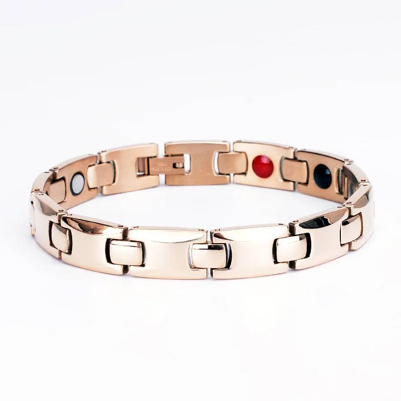 Магнитный браслет из титановой стали для мужчин и женщин|Браслеты с голограммой|