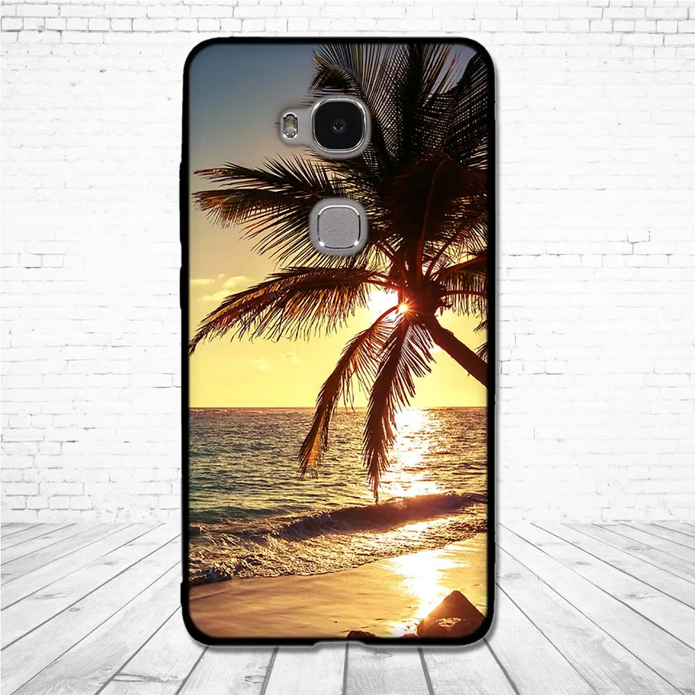 Чехол для huawei Honor 5X5 X GR5 задняя крышка из ТПУ с 3D рельефным принтом mate 7 Mini KIW-L21