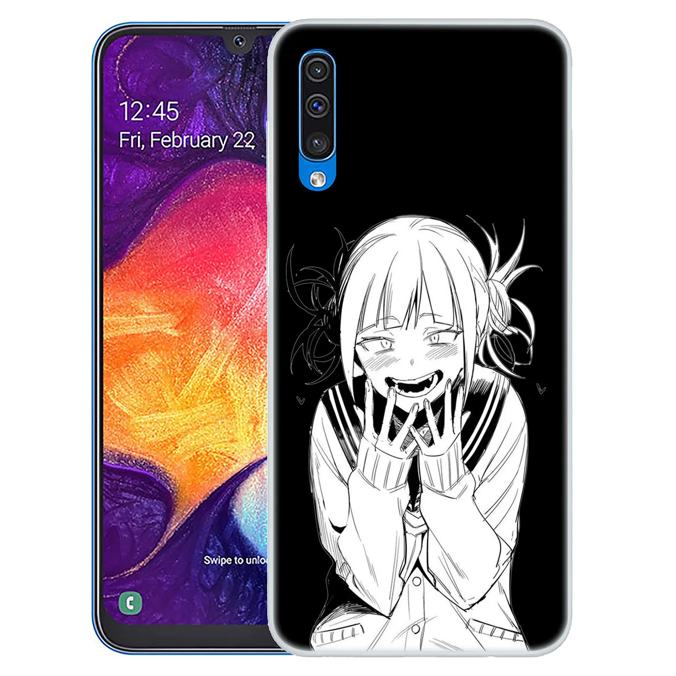 6 Химико Тога Boku без герой чехол для телефона аниме для samsung Galaxy A10 A20 A30 A40 A50 A60 A70 M10 M20 M30 M40 A20e крышка - Цвет: 6