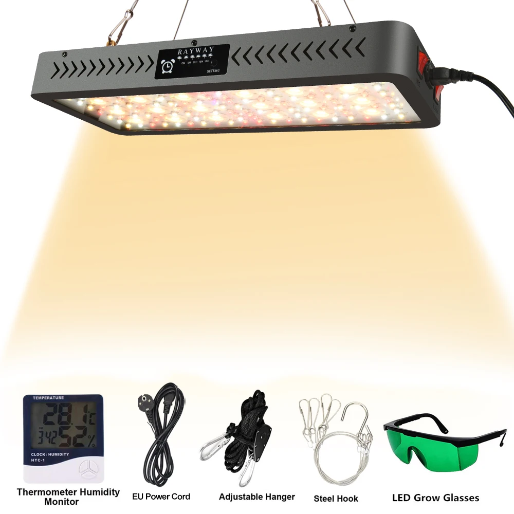 

LED Grow Light Full Spectrum 1200W 2400W 3600W Dimmable VEG Bloom Mode Growing Lamp for Indoor Plants and Flower Greenhouse Grow