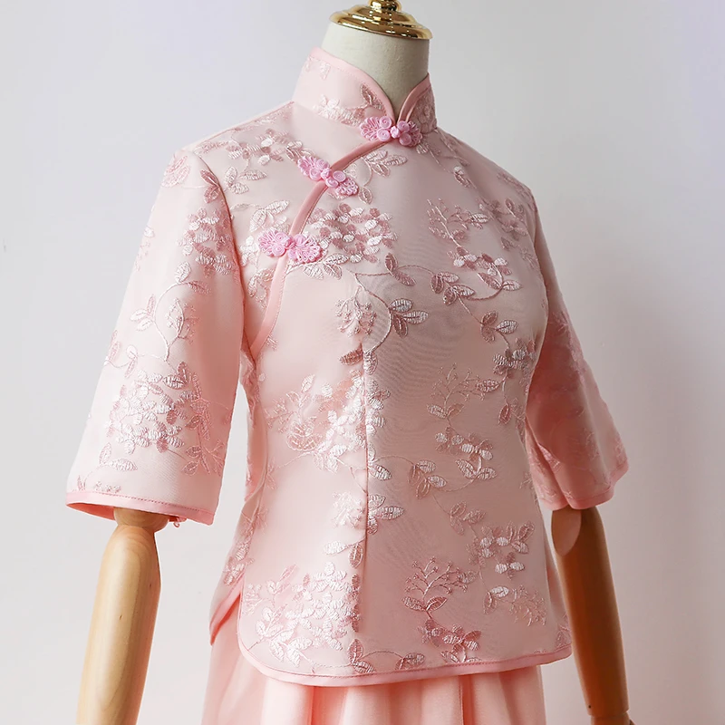 Женское фатиновое платье подружки невесты розовое элегантное длиной ниже колена