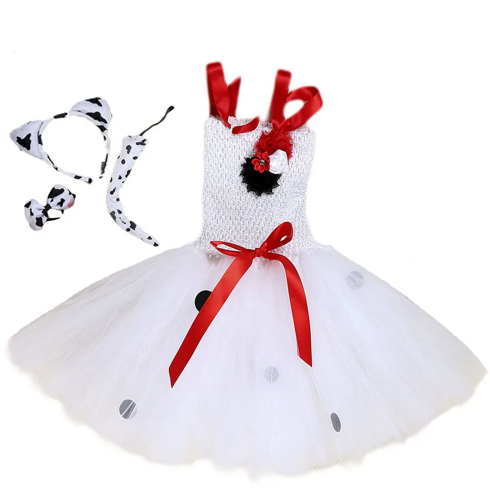 Бесплатная доставка ручная работа 101 далматинец комплект с юбкой-пачкой цвет