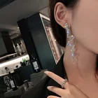 Новинка 2020, модные женские серьги в форме змеи, уникальные серьги-капли в форме ушей для женщин, девушек, невест, свадьбы, вечеринки, оптовая продажа