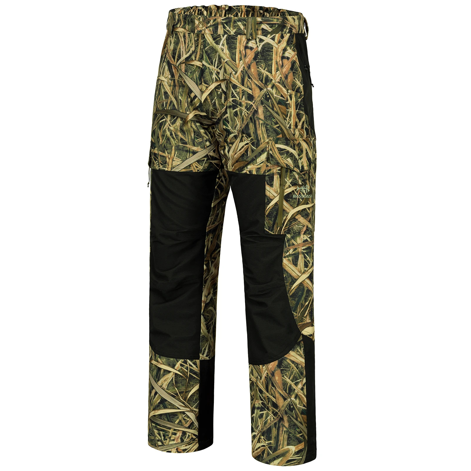 

Bassdash Splice Camouflage Hunting Pants for Men Waterproof Fishing Rain Pants Quick Dry