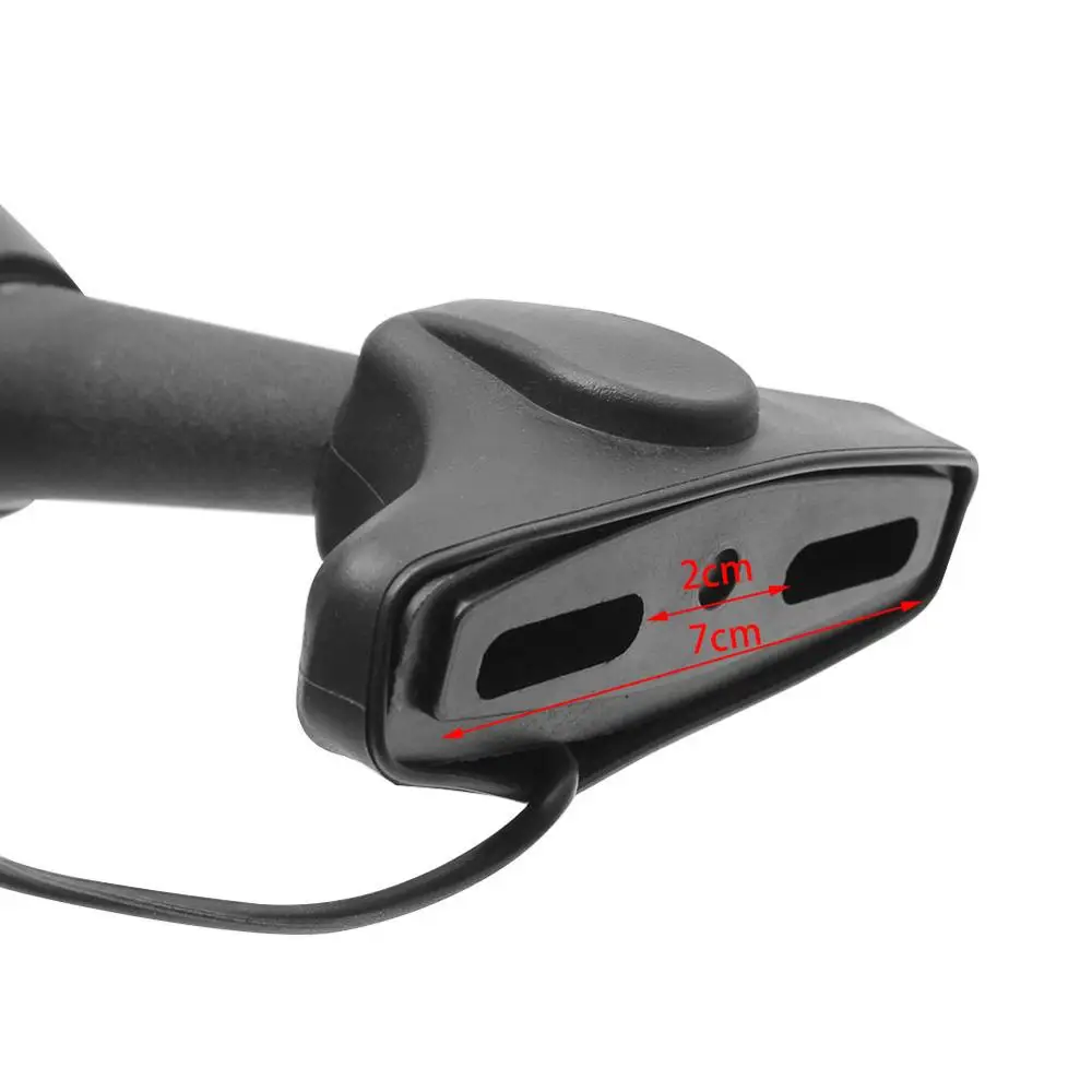 Боковые зеркала заднего вида для мотоцикла черные СВЕТОДИОДНЫЕ указатели