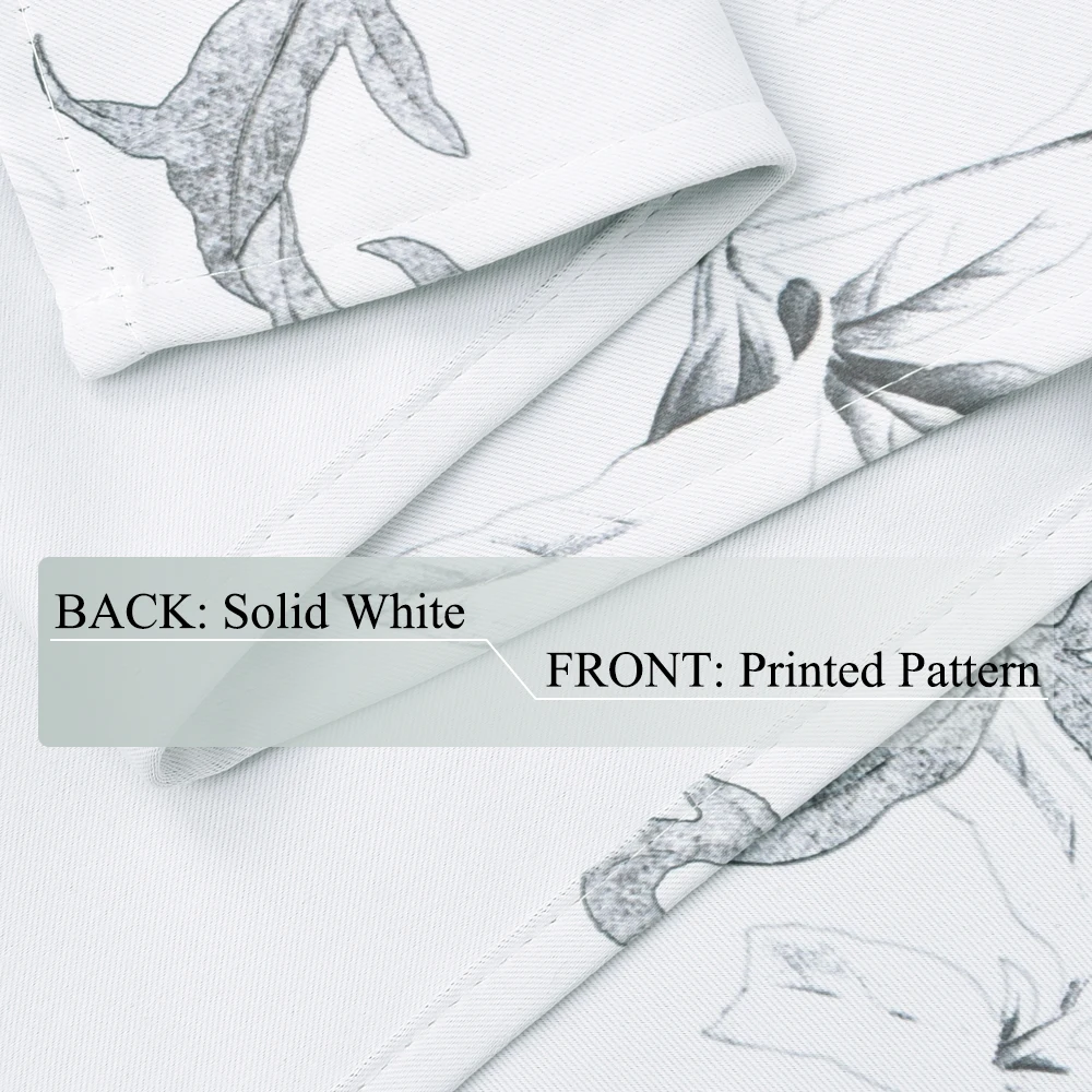 1 шт. светонепроницаемые шторы с цветочным принтом|Занавески| |