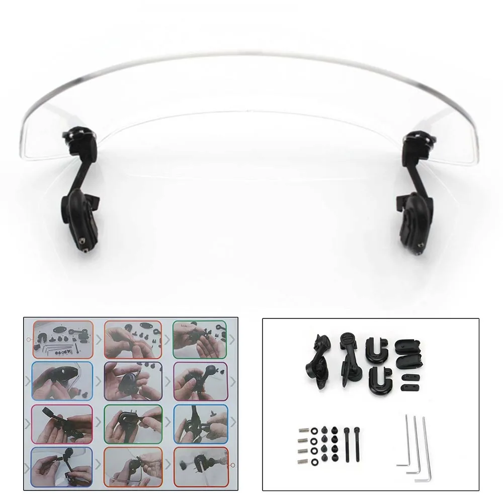 Универсальные мотоциклетные запчасти регулируемый зажим на лобовое стекло