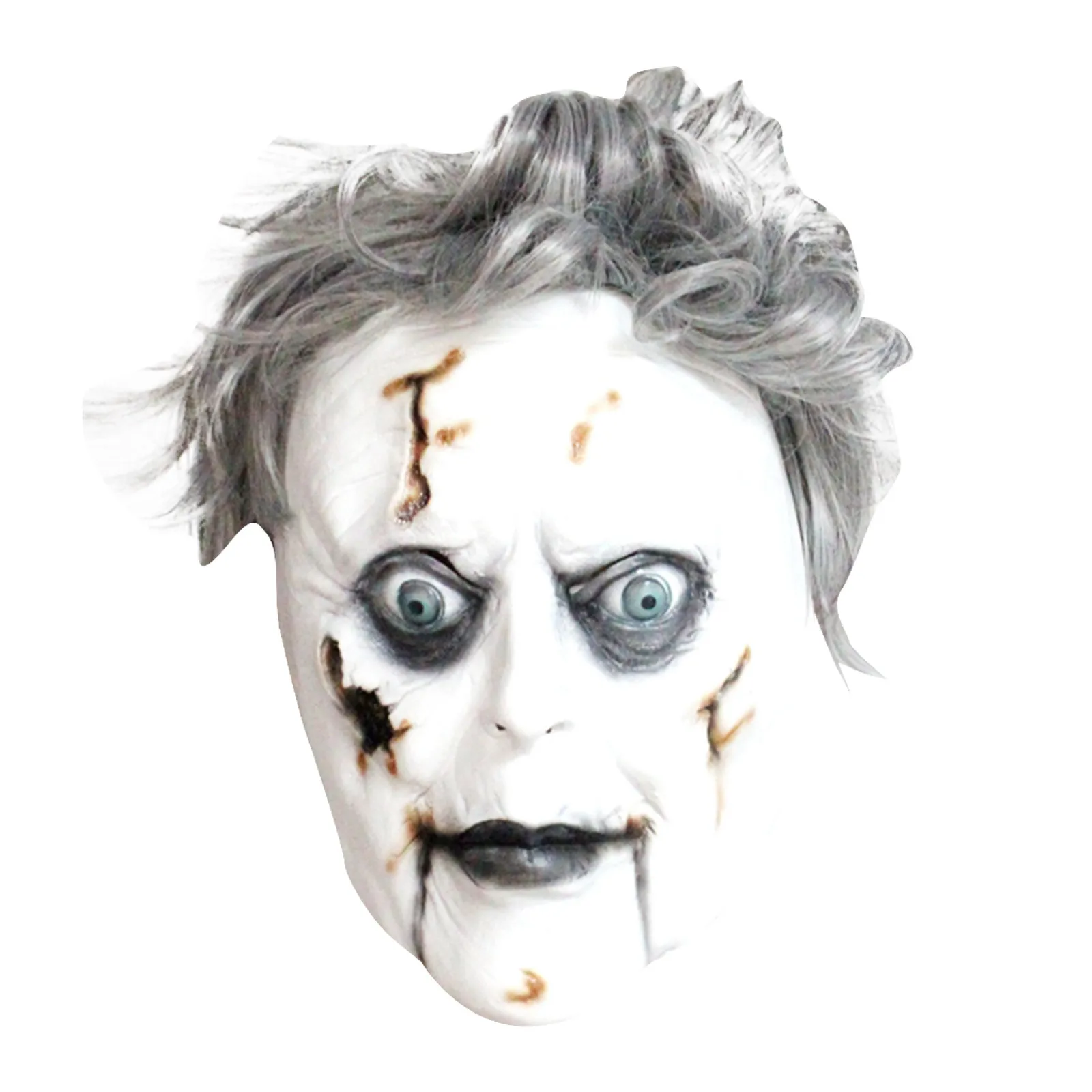 

Halloween Horror Grandpa Wig Old-man Mask Toys Cosplay Costume Mask Toys Halloween Masquerade Scary Party Cosplay Props