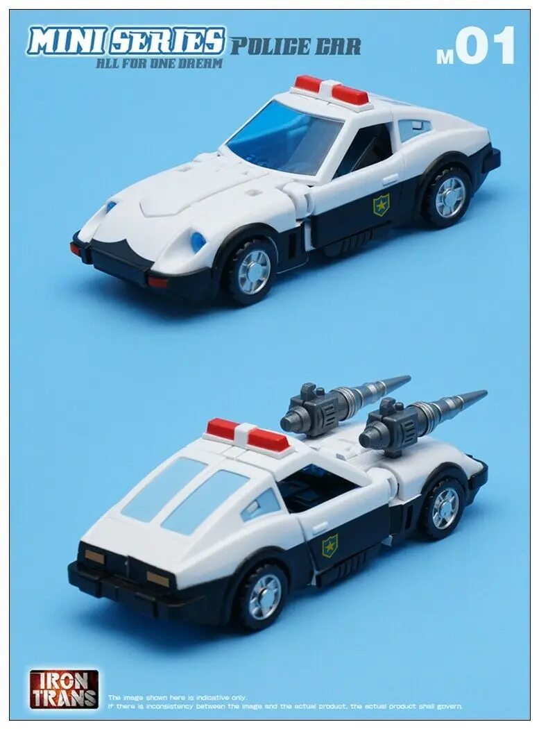 Новинка IronTrans M-01 M-02 Полицейская модель Thunderbolt смог мини-серии M-03 | Игрушки и хобби