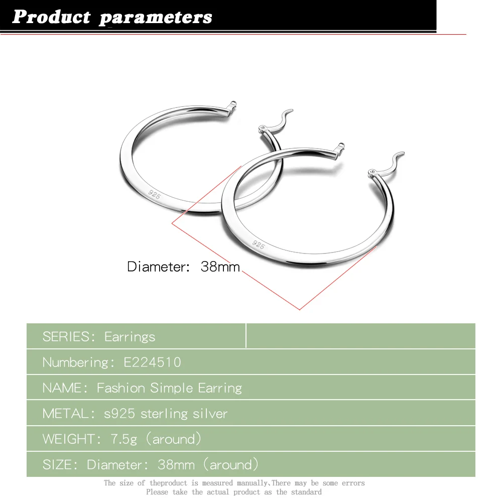 Серьги женские круглые из серебра 925 пробы с глянцевым дизайном| |