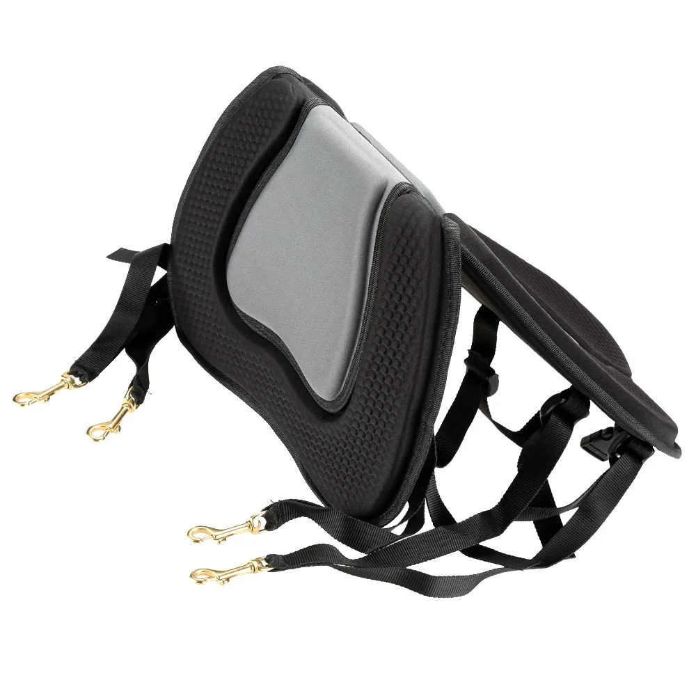 

Kayak Padded Seat Rowing Boat Soft Non-Slip Padded Base Adjustable Backrest With Boat Cushion