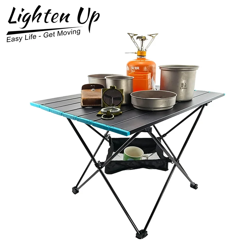 

Ультралегкий портативный складной стол, алюминиевый стол для улицы, устойчивый к высоким температурам, для сада, вечеринки, пикника, барбек...