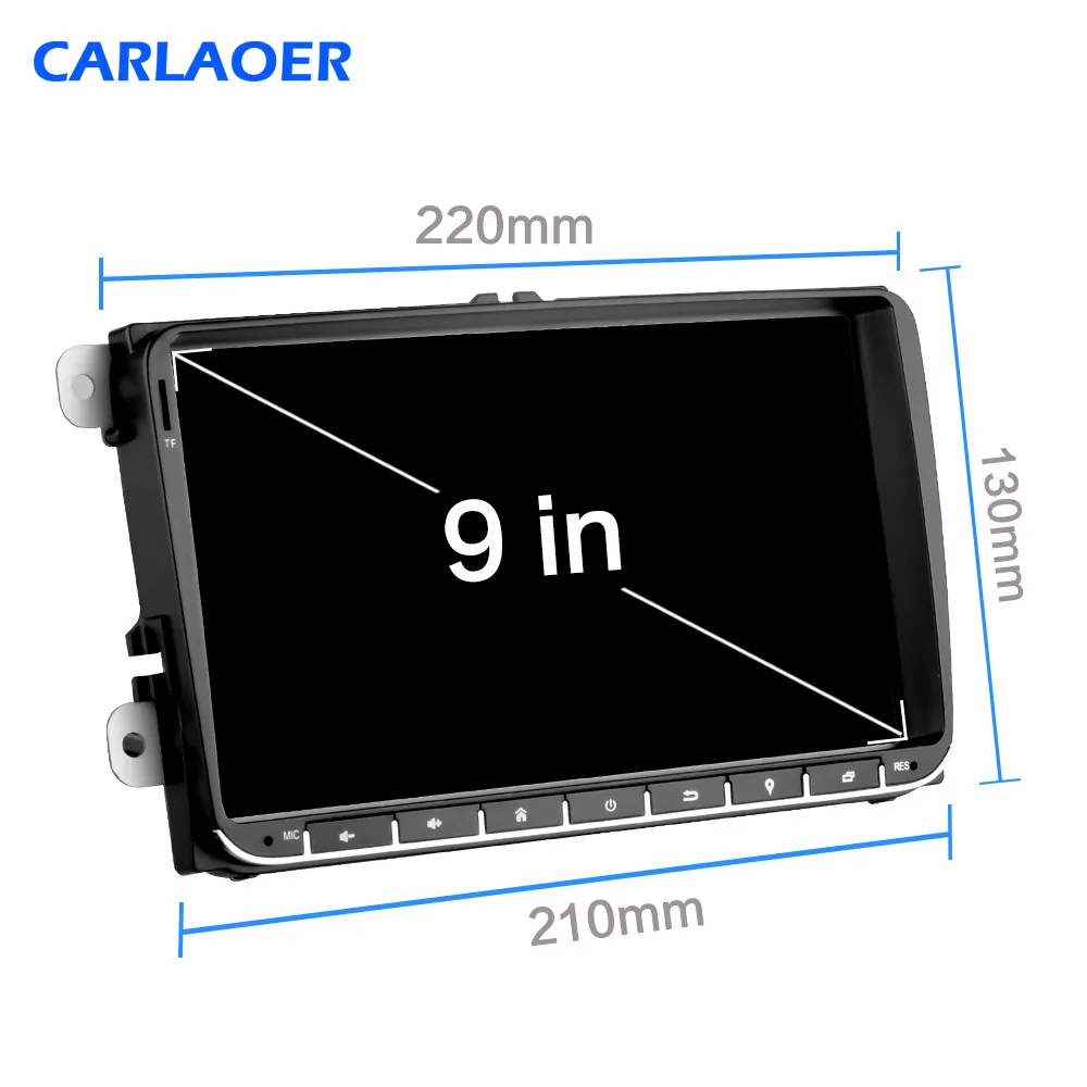 Android 9,0 2Din для VW/Volkswagen/Golf/Polo/Tiguan/Passat/b7/b6/leon/Skoda/Octavia автомобильный Радио gps 2 DIN Автомобильный мультимедийный плеер