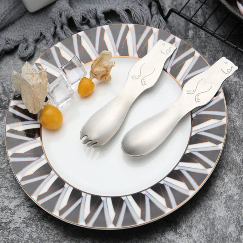 Полярный медведь кофейная ложка креативный мультфильм десертное мороженое