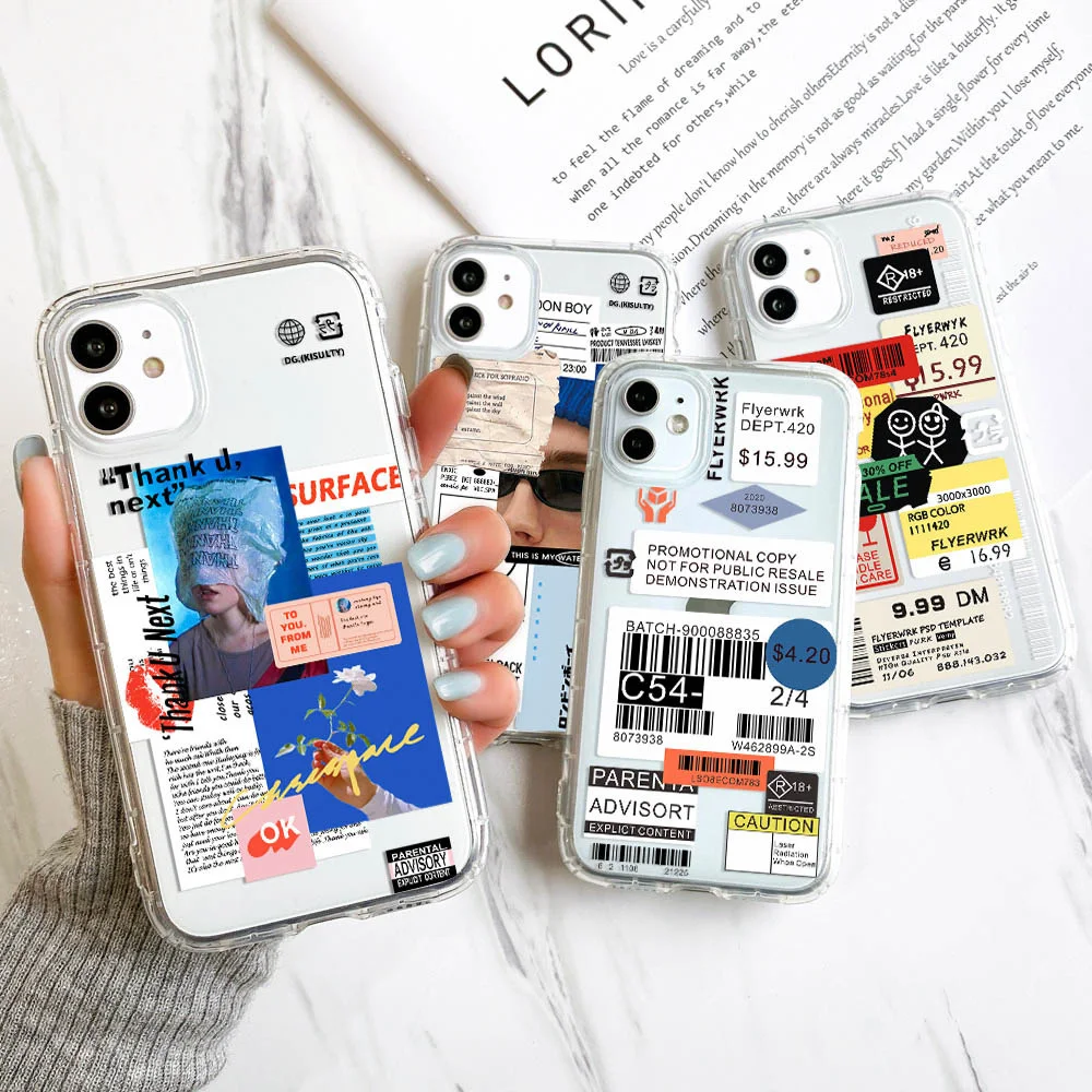 Transparent IPhone 11 Case Soft Silicon Fundas For IPhone 11 12 13 Pro Max XR X XS Max 8 7 6 6s Plus SE 2020 12 Mini Back Covers