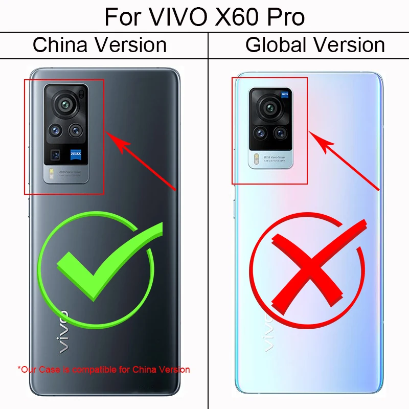 For Vivo X70 Pro Plus Case,For Vivo X60 X70 Case Bumper Case-with Airbag Technology Dropproof Shell Back Transparent Cover