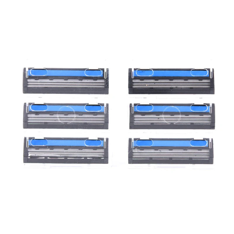

3Pcs/Set 3 Layer Shaver Razor Blades Tool Safety Head Shaver Beard For Men Manual Face Care Beard Remove Stainless Steel