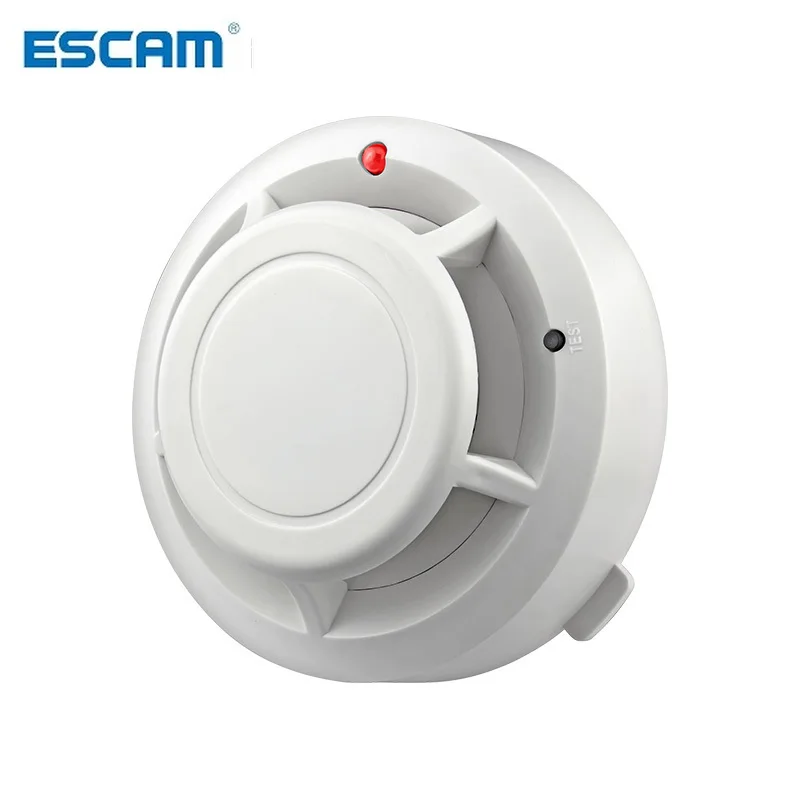 

ESCAM High Sensitive Smoke Detector Wireless Photoelectric Smoke Detector For Home Usage Fire Alarm System Smoke Alarm