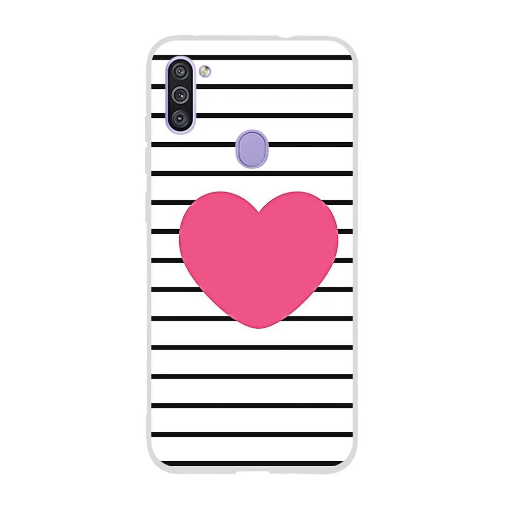 

For Samsung Galaxy A11 M11 SM-A115F SM-M115F Case Cover Soft TPU Silicone Case For Samsung Galaxy A11 M11 Cover Girl Shell Capa