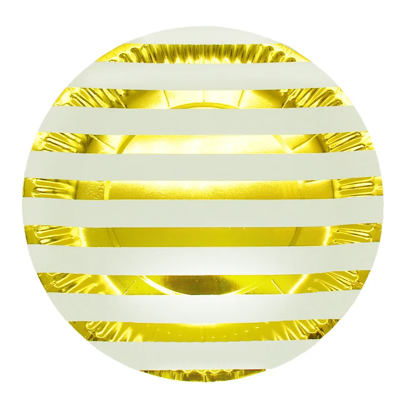 На свадьбу день рождения кино вечерние посуда Золотой/серебряная бумажная