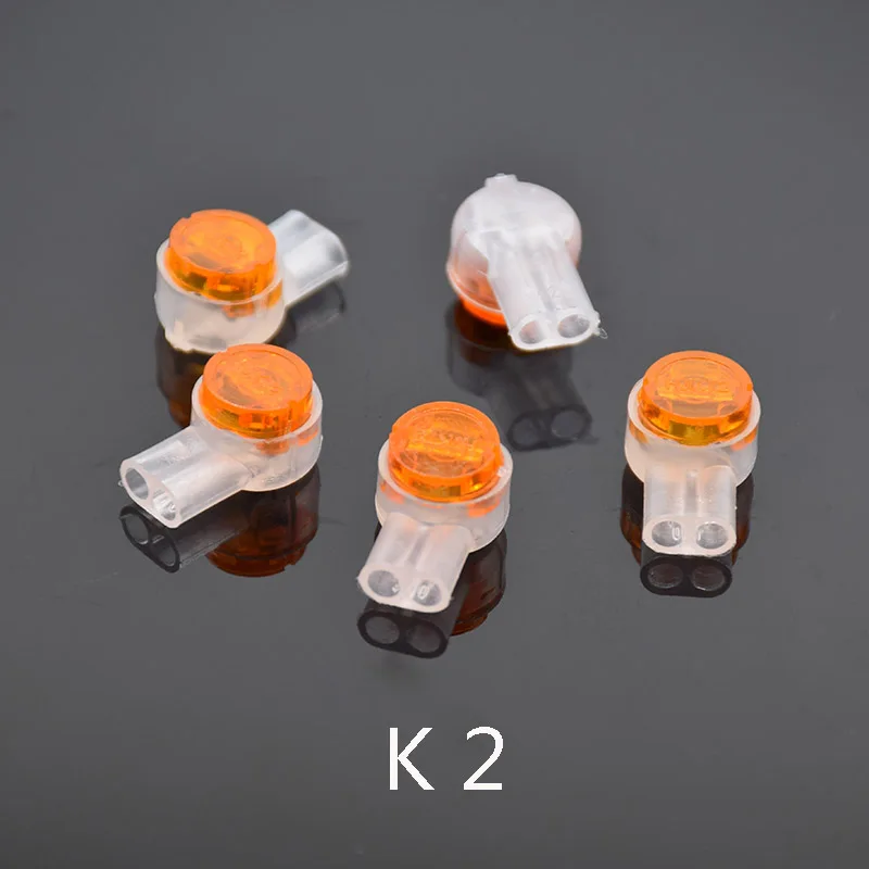 Обжимные клеммы Rj45 50 шт. водонепроницаемый соединитель K1 K2 K3 проводка Ethernet кабель