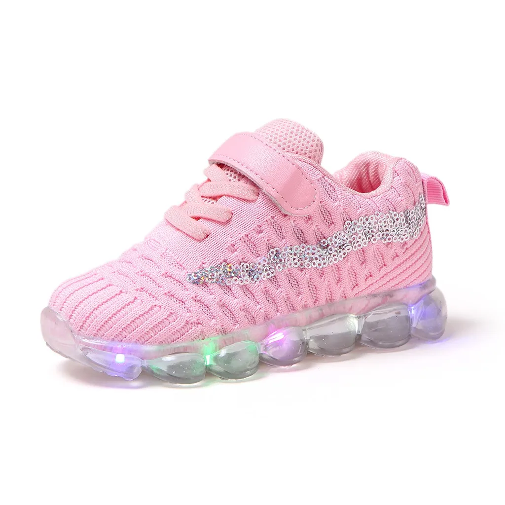 

Children Summer Sandals Kids Baby Bling Led Light Luminous Sport Sneakers Shoes Girls Boys Light Luminous Sport Sandals Shoe
