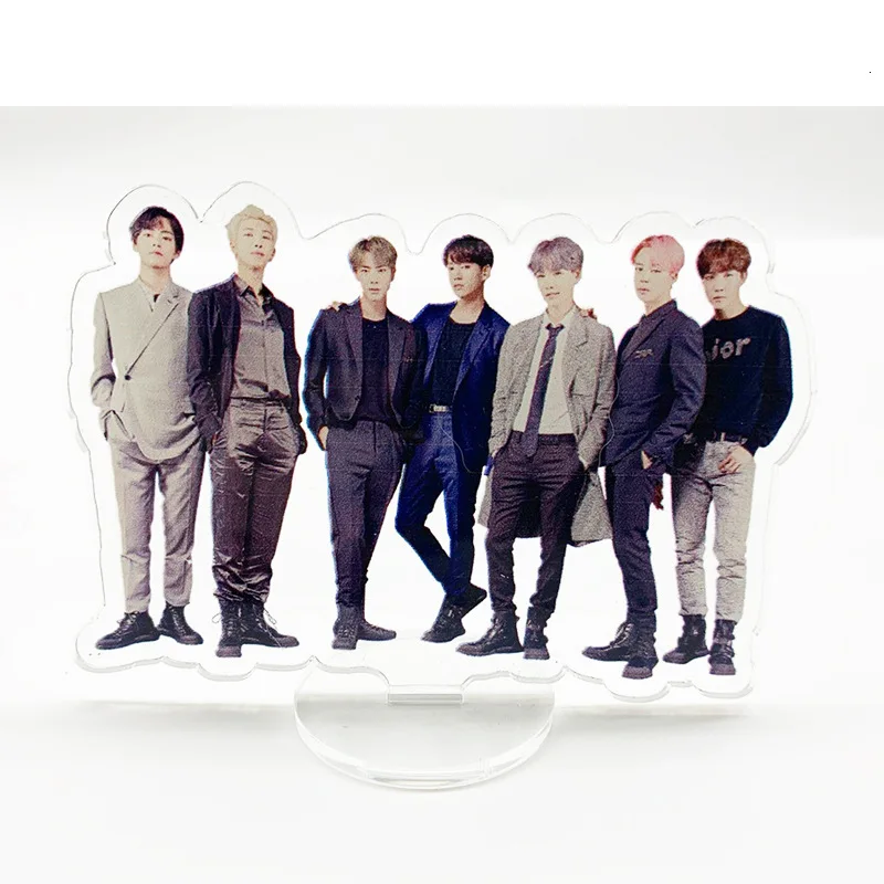 A Модная KPOP Bangtan boys групповая подставка для картин на столе фото FESTA концертный акриловый стоячий Kpop bangtan boys - Цвет: A