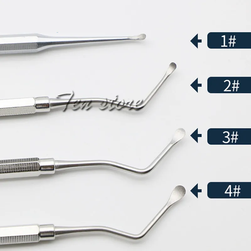 1 шт. зубная Чистка Профессиональный Зубной Скейлер Gracey Periodontal Curette Bone Curettes Perio
